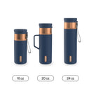 Contigo SnapSeal Vacuum-Insulated Stainless Steel Travel Mug, Abyss Bronze, 24 Ounce