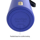 Contigo DualSip Leakproof Insulated Water Bottle with Carry Strap and 2-Way Lid, Wild Indigo Champagne, 24 Ounce