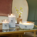 WoodWick Scented Ellipse Candle, Crackles as it Burns, Sagewood & Seagrass, 16oz