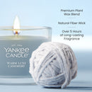 Yankee Candle Signature Votive Mini Candle Jar, Warm Luxe Cashmere, Natural Soy Wax Blend Candle with Natural Fiber Wick, 1.3 OZ Glass Jar (Pack of 12)