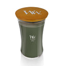 WoodWick Large Hourglass Scented Candle, Crackles as it Burns, Fraser Fir, 21oz