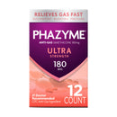 Phazyme Ultra Strength Gas & Bloating Relief, Works in Minutes, 12 Fast Gels
