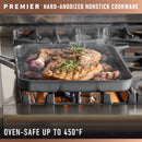 Calphalon Premier Hard-Anodized Nonstick 11-Inch Square Grill Pan