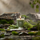 WoodWick Medium Hourglass Scented Candle, Crackles as it Burns, Ethereal Haze, 9.7oz