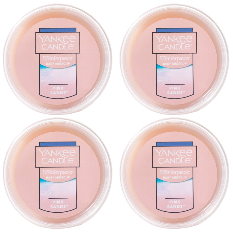 Yankee Candle Pink Sands Scenterpiece Easy MeltCup (Pack of 4)