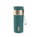 Contigo SnapSeal Vacuum-Insulated Stainless Steel Travel Mug, Mineral Teal Champagne, 16 Ounce (2 Pack)