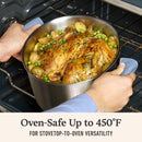 Calphalon Stainless Steel 6-Qt Stock Pot with Lid