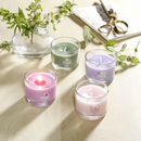 Yankee Candle Signature Votive Mini Candle Jar, Bayside Cedar Scent, Natural Soy Wax Blend Candle with Natural Fiber Wick, 1.3 OZ Glass Jar (Pack of 4)