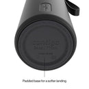 Contigo Autoseal Stainless Steel Leakproof Water Bottle with Carry Strap, Licorice Gunmetal, 24 Ounce