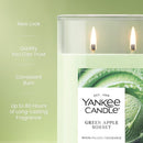 Yankee Candle Large Tumbler Scented Candle, Green Apple Sorbet, 20 oz