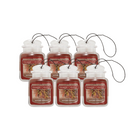 Yankee Candle Car Air Fresheners, Hanging Car Jar Ultimate, Neutralizes Odors Up To 30 Days, Autumn Wreath, 0.96 OZ (Pack of 6)