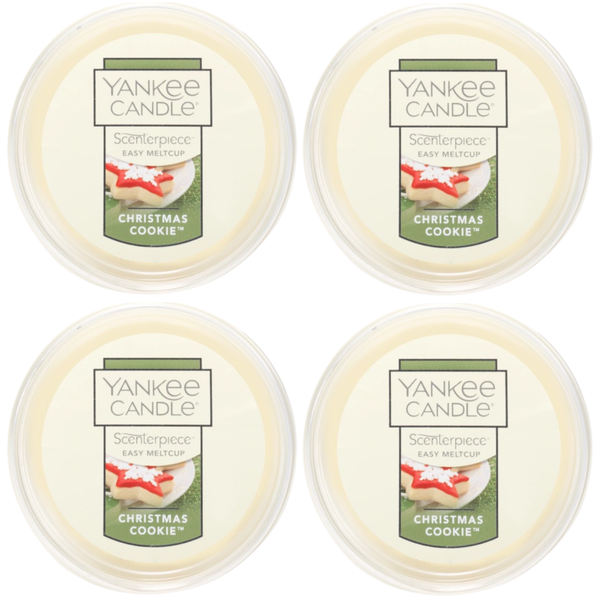 Yankee Candle Christmas Cookie Scenterpiece Easy MeltCup (Pack of 4)