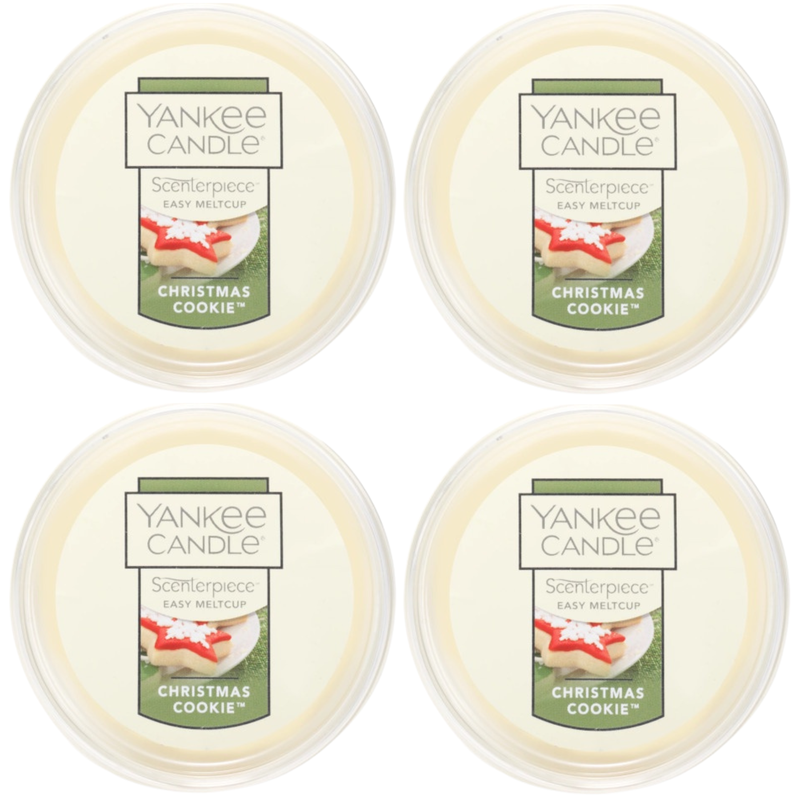 Yankee Candle Christmas Cookie Scenterpiece Easy MeltCup (Pack of 4)