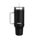 bubba Stainless Steel Insulated Tumbler with Handle and Straw, Office Siren, 40 Ounce