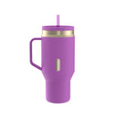 Contigo SnapSeal Leakproof Travel Tumbler with Handle and Straw, Galactic Champagne, 30 Ounce