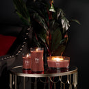 WoodWick Large Hourglass Scented Candle, Crackles as it Burns, Cinnamon Chai, 21oz