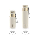 Contigo AutoSeal Vacuum-Insulated Stainless Steel Travel Mug, Oatmilk Champagne, 24 Ounce