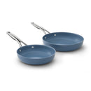 Calphalon Premier Ceramic Nonstick 8 inch and 10 inch Frying Pan Set, Macaron