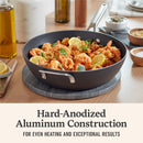 Calphalon Hard-Anodized Nonstick 12" Jumbo Frying Pan with Lid