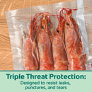 FoodSaver Heavy-Duty 8" x 20' Vacuum Seal Roll, 6 Pack