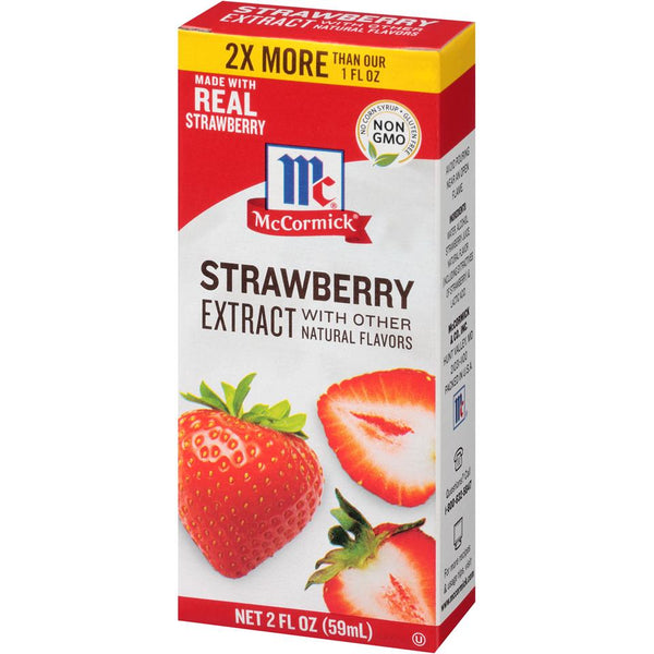 McCormick Strawberry Extract, 2 OZ - Trustables