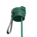 Contigo DualSip Leakproof Insulated Water Bottle with Carry Strap and 2-Way Lid, Dark Emerald Champagne, 24 Ounce