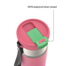 Contigo Kids DualSip Compact Leakproof Insulated Water Bottle with 2-Way Lid, Sparkgleam, 16 Ounce