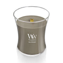 WoodWick Medium Hourglass Scented Candle, Crackles as it Burns, Sand & Driftwood, 9.7oz