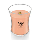 WoodWick Medium Hourglass Scented Candle, Crackles as it Burns, Yuzu Blooms, 9.7oz