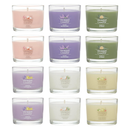 Yankee Candle Signature Votive Mini Candle Jars, Mother's Day Variety Pack, Natural Soy Wax Blend Candle with Natural Fiber Wick, 1.3 OZ Glass Jar, (Pack of 12)