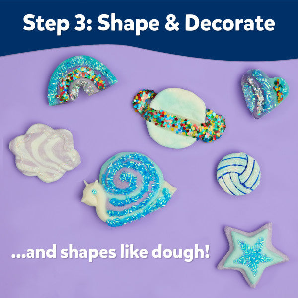 Elmer’s Stretch 'N Create Dough Kit, 3 Ways to Play, Keepsakes Kit, 9 Count