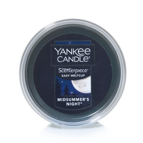Yankee Candle Midsummer's Night, Summit Stargazing, Magical Frosted Forest and Warm Luxe Cashmere Scenterpiece Easy MeltCup Variety Pack