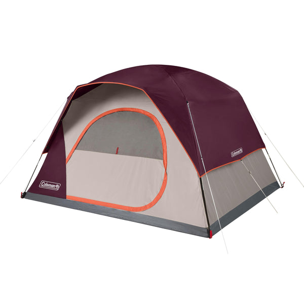 Coleman 6-Person Skydome Camping Tent, Blackberry