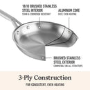 Calphalon Stainless Steel 3-Piece Cookware Set