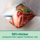 FoodSaver Heavy-Duty 8" x 20' Vacuum Seal Roll, 6 Pack