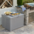 Rubbermaid Deck Box, Medium, 74 Gallon, Light Grey