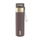Contigo Autoseal Stainless Steel Leakproof Water Bottle with Carry Strap, Terra Champagne, 24 Ounce