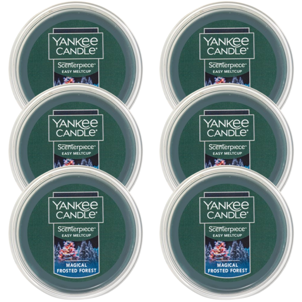 Yankee Candle Magical Frosted Forest Scenterpiece Easy MeltCup (Pack of 6)
