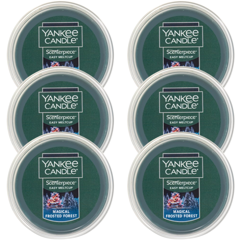 Yankee Candle Magical Frosted Forest Scenterpiece Easy MeltCup (Pack of 6)