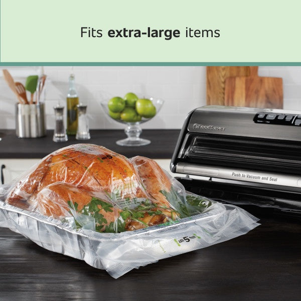 FoodSaver 11" x 16' Expandable Vacuum Seal Rolls, Pack of 2