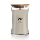 WoodWick Large Hourglass Scented Candle, Crackles as it Burns, Tonka & Almond, 21oz