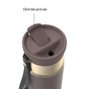 Contigo Snapseal Stainless Steel Leakproof Water Bottle with Carry Strap and Straw, Terra Champagne, 24 Ounce