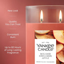 Yankee Candle Large Tumbler Scented Candle, Sugared Cinnamon Apple, 20 oz