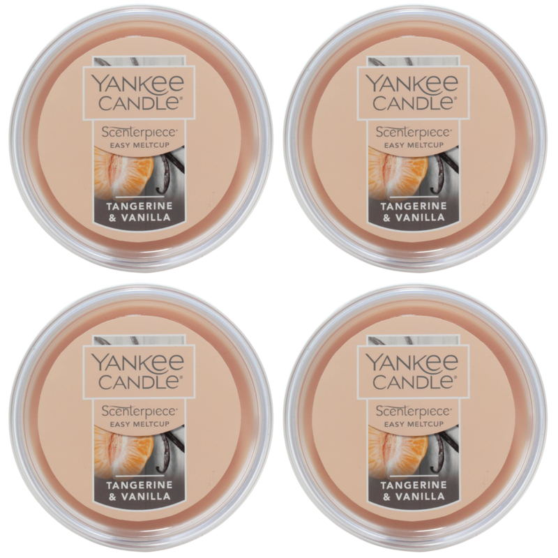 Yankee Candle Tangerine & Vanilla Scenterpiece Easy MeltCup (Pack of 4)
