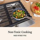 Calphalon Ceramic Nonstick 8 inch and 10 inch Frying Pan Set, Flour