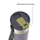 Contigo Kids DualSip Compact Leakproof Insulated Water Bottle with 2-Way Lid, Starlight Vines, 16 Ounce