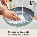 Calphalon Ceramic Nonstick 8" and 10" Frying Pan Set, Silver Ash