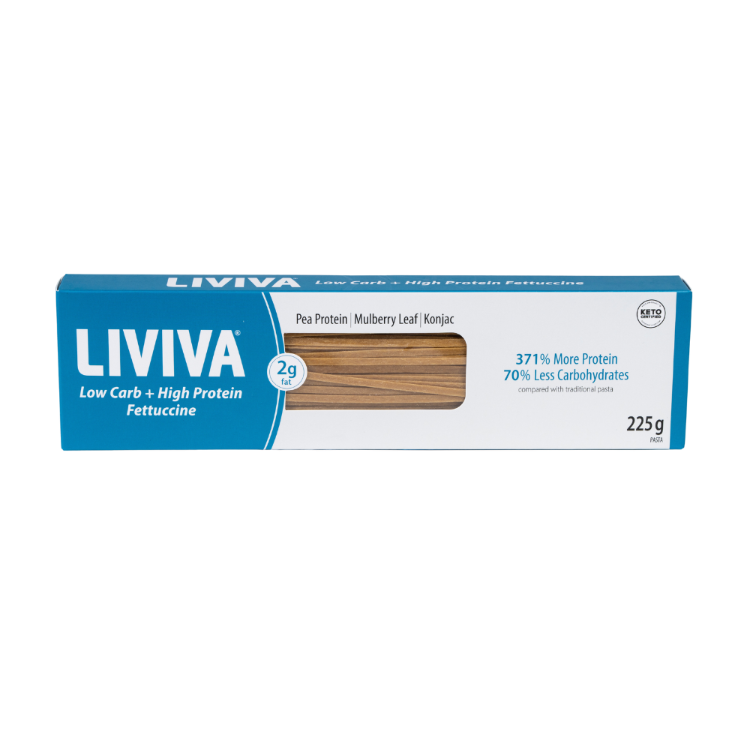 Liviva Low Carb & High Protein Fettuccine, 1 CT