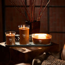 WoodWick Large Hourglass Scented Candle, Crackles as it Burns, Humidor, 21oz