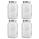 Ball Decorative Glass Mason Jar, Gallon Size, 128 OZ, Pack of 4